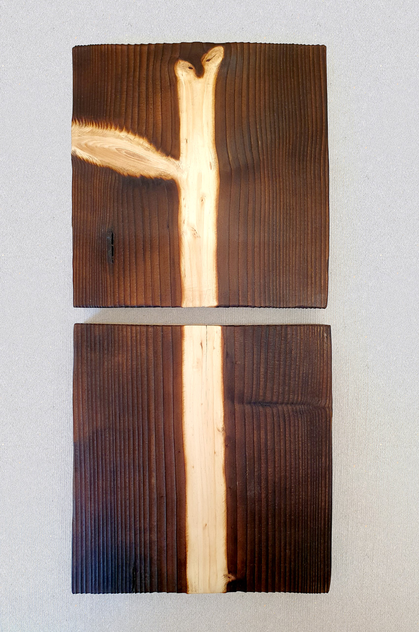 #43A Schwarz-Weiß - Flammenbilder I (vertikal)